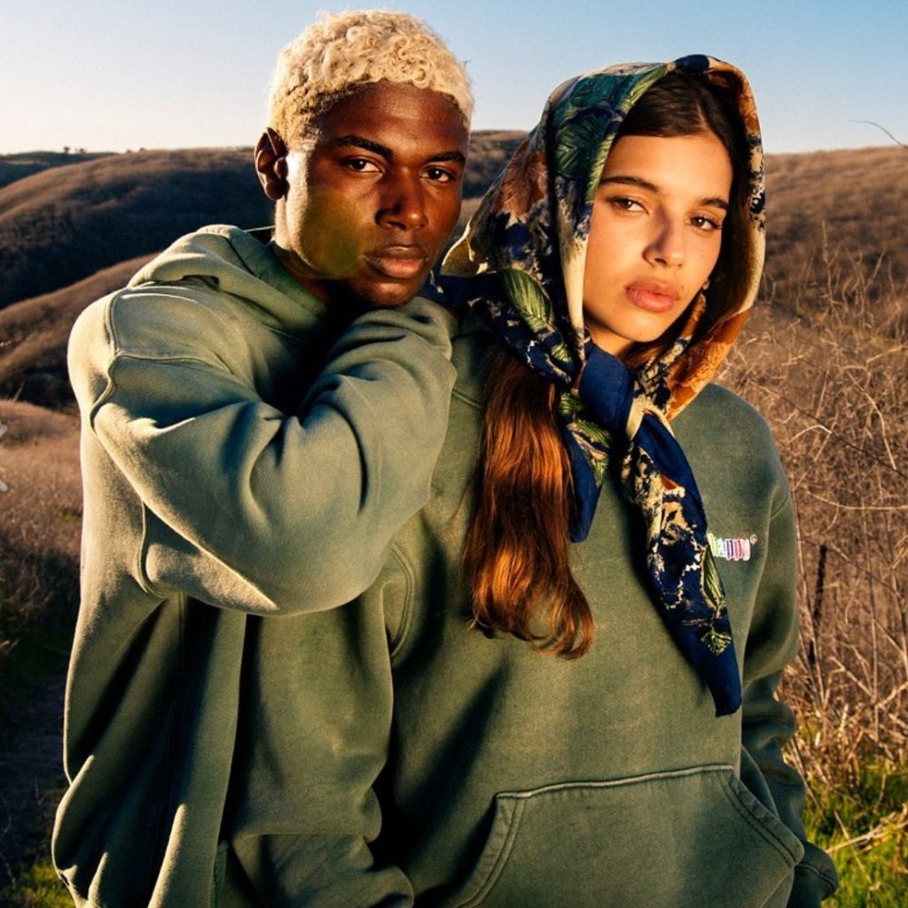 Madhappy Color Theory Heritage Hoodie Size Medium in Green